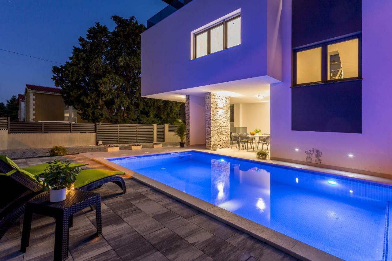 Villa Ema Kastela With Private Heated Pool ภายนอก รูปภาพ